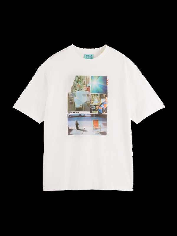 Maison Scotch JOE JONAS X SCOTCH SODA WASHED PHOTO PRINT T-SHIRT
