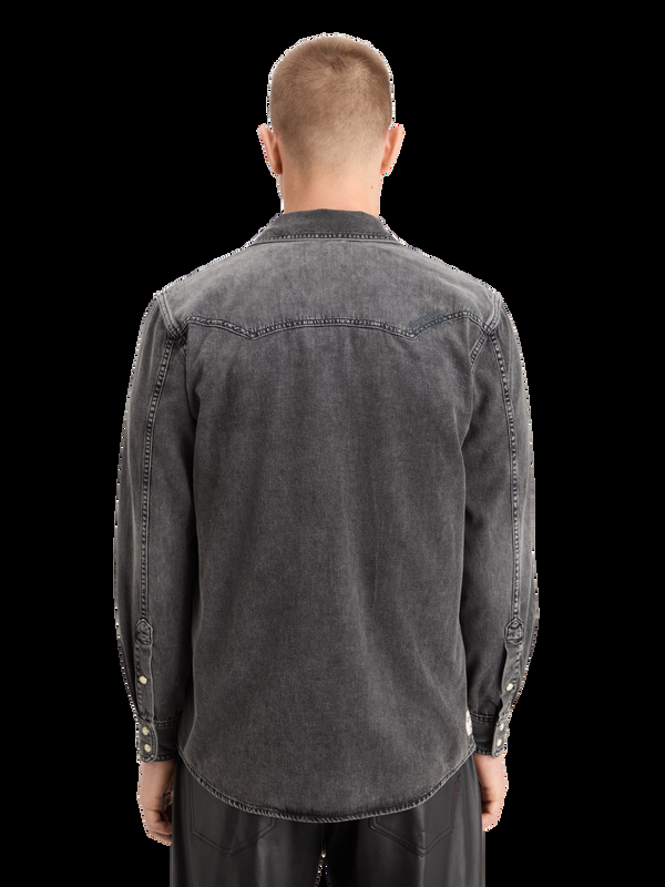 Maison Scotch JOE JONAS X SCOTCH SODA WESTERN SHIRT - VINTAGE BLACK