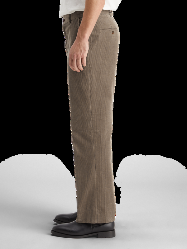 Maison Scotch Katoenen Corduroy Chino Met Rechte Pasvorm