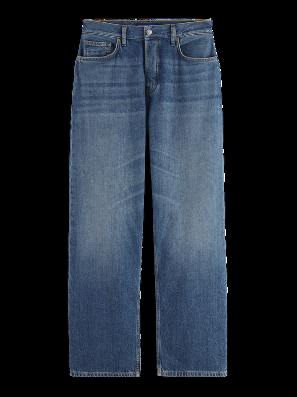 Maison Scotch Kern Van De Pitch-losse Jeans Brengt Het Blauw