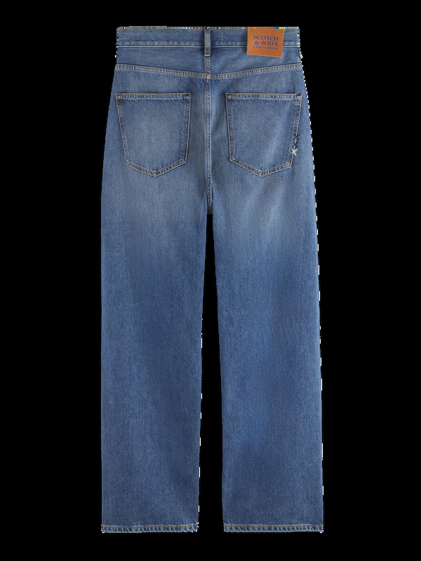 Maison Scotch Kern Van De Pitch-losse Jeans Brengt Het Blauw