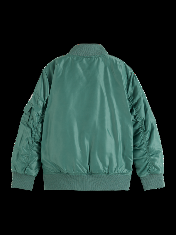 Maison Scotch LIGHT WEIGHT PADDED OVERSIZED BOMBER JACKET