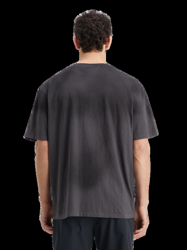 Maison Scotch Losvallend Onregelmatig Geverfd T-shirt Met Artwork