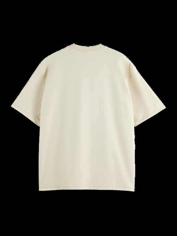 Maison Scotch Losvallend T-shirt Met Print Aan De Voorkant