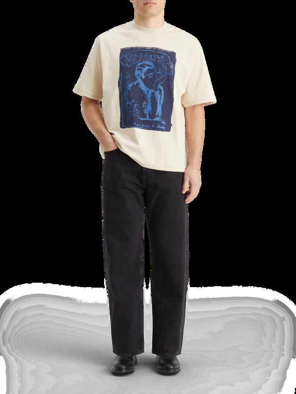 maison scotch Losvallend T-shirt met print aan de voorkant