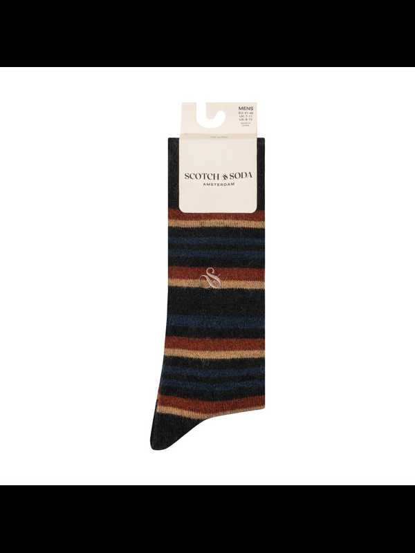 maison scotch 1-PACK MENS STRIPED SOCKS