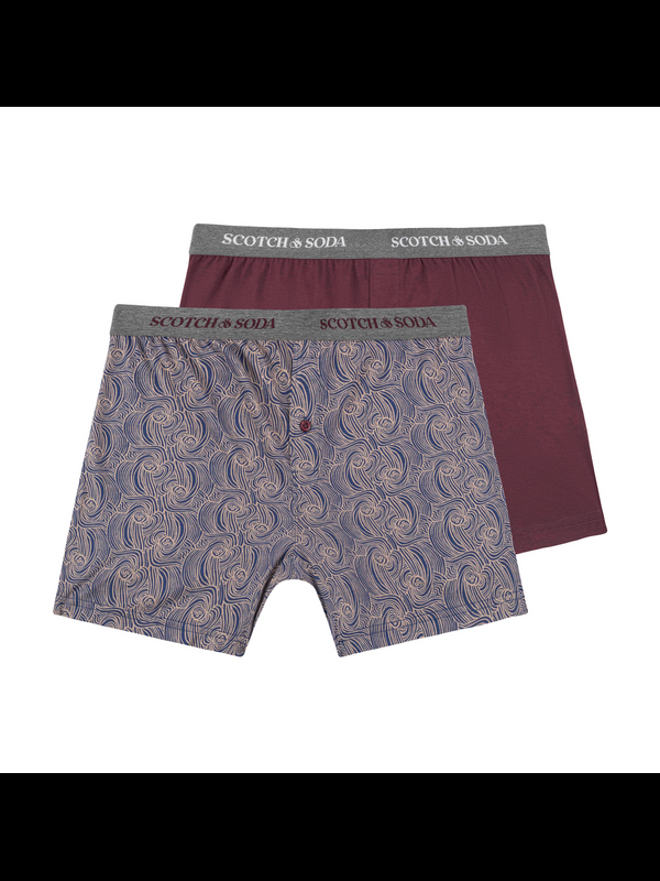 maison scotch 2-PACK MEN'S COTTON BOXERS