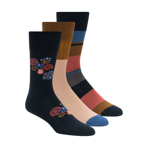 Maison Scotch 3-PACK MEN'S PRINTED SOCKS