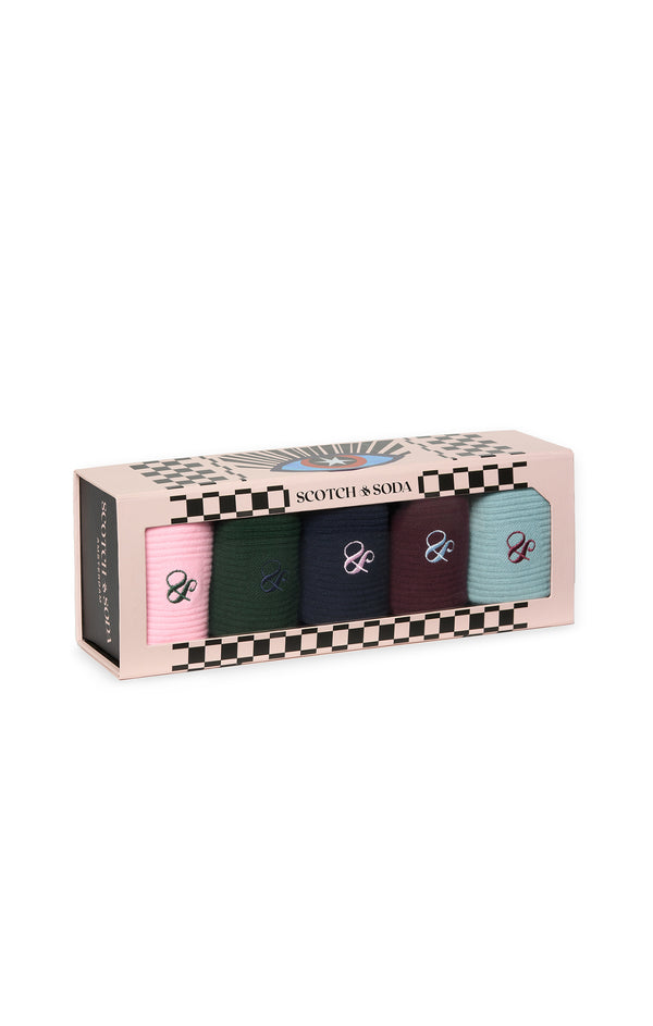 maison scotch 5-PACK MEN'S COTTON BLEND SOCKS