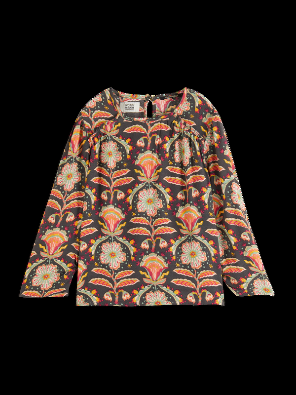 maison scotch ALLOVER PRINTED VISCOSE TOP