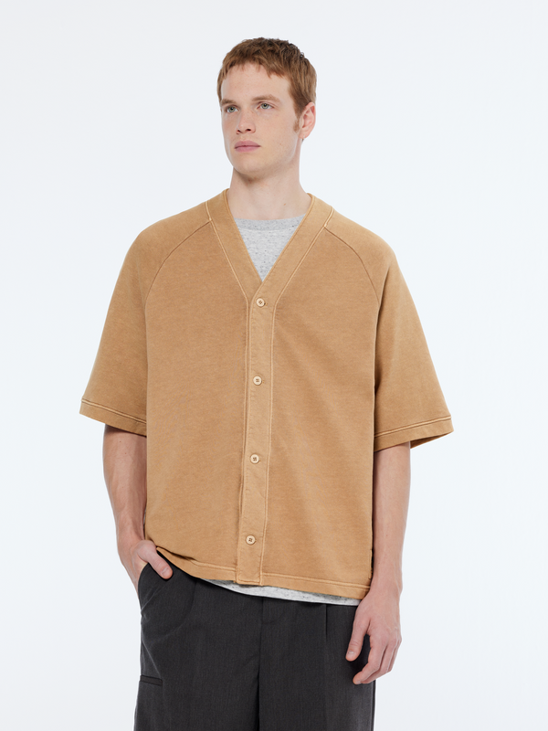 maison scotch Baseball short sleeve sweatshirt