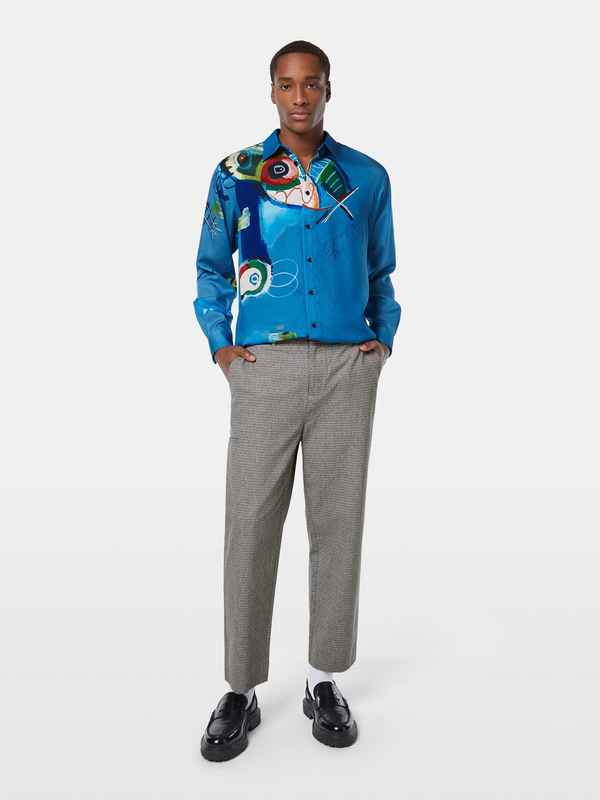 maison scotch Basket-Weave Chinos