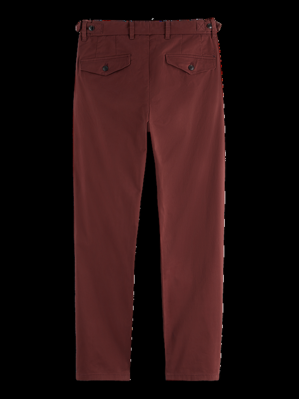 Maison Scotch BLAKE - PLEATED SATINE CHINO