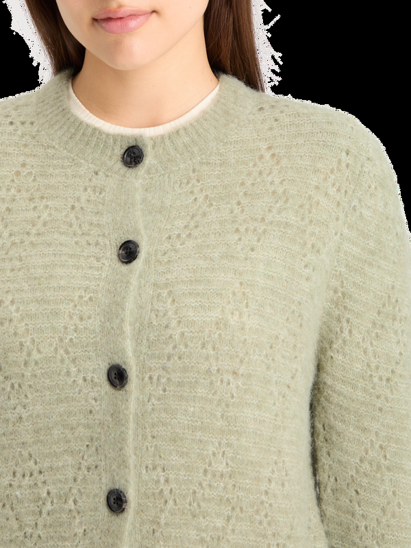 Maison Scotch BOUCL CREW NECK CARDIGAN