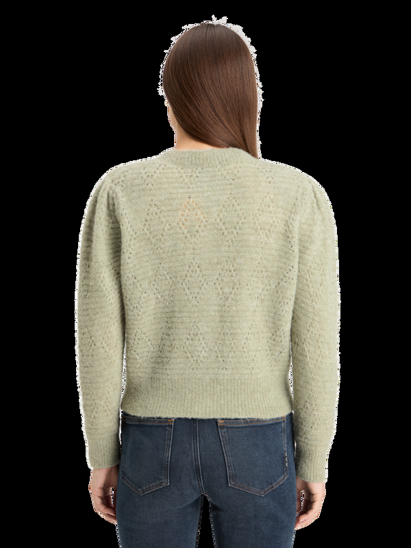 Maison Scotch BOUCL CREW NECK CARDIGAN