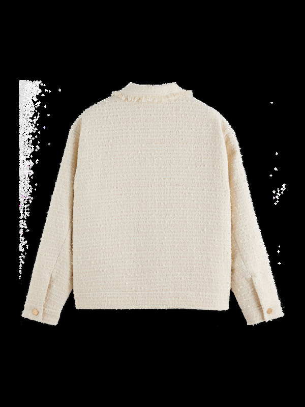 Maison Scotch BOUCLE TWEED TRUCKER JACKET