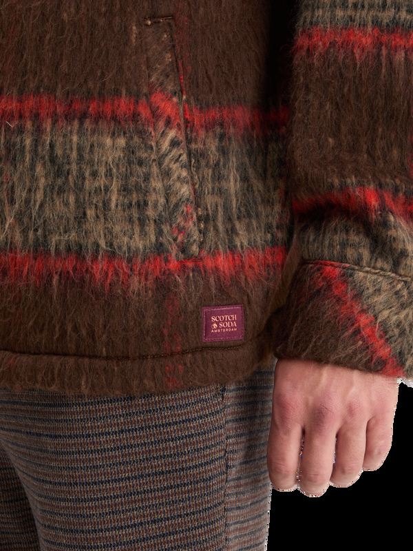 Maison Scotch BRUSHED WOOL BLEND OVERSHIRT