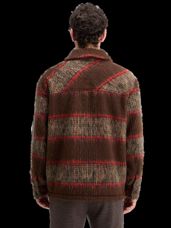 Maison Scotch BRUSHED WOOL BLEND OVERSHIRT