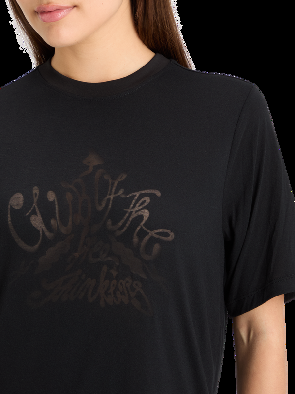 Maison Scotch BURN OUT ARTWORK RELAXED FIT T-SHIRT