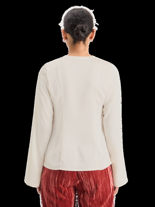 Maison Scotch BUTTON DOWN CREPE SHIRT