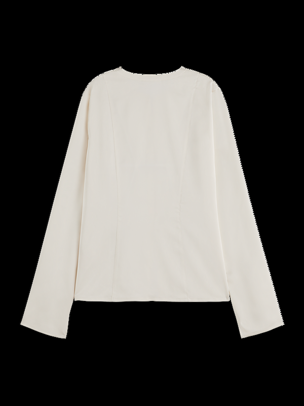 Maison Scotch BUTTON DOWN CREPE SHIRT