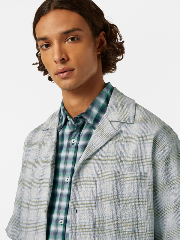 Maison Scotch Checked Short Sleeve Shirt