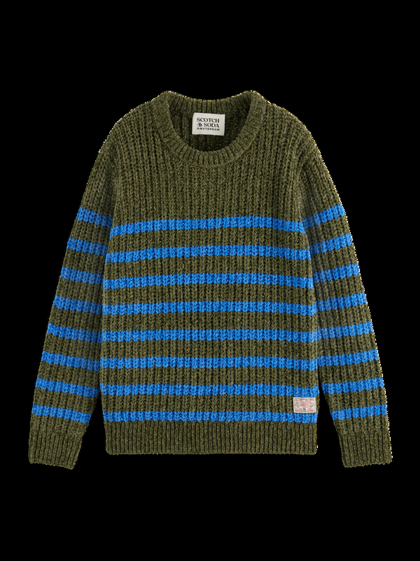 maison scotch CHENILLE KNIT PULLOVER