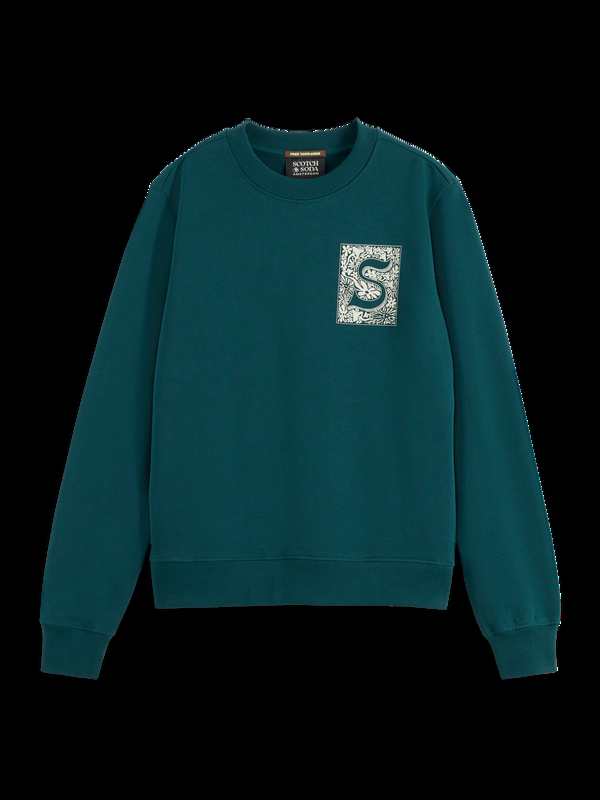 Maison Scotch CHEST ARTWORK REGULAR FIT SWEATSHIRT