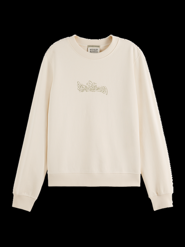 maison scotch CHEST ARTWORK REGULAR FIT SWEATSHIRT