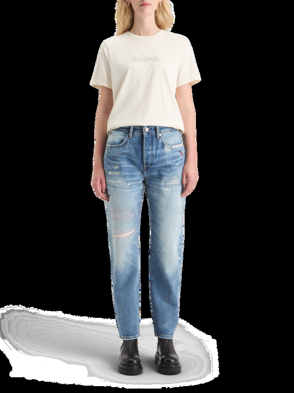 maison scotch CHEST ARTWORK REGULAR FIT T-SHIRT