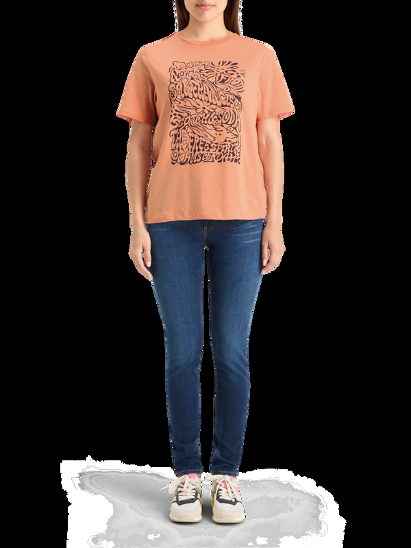 maison scotch CHEST ARTWORK RELAXED FIT T-SHIRT