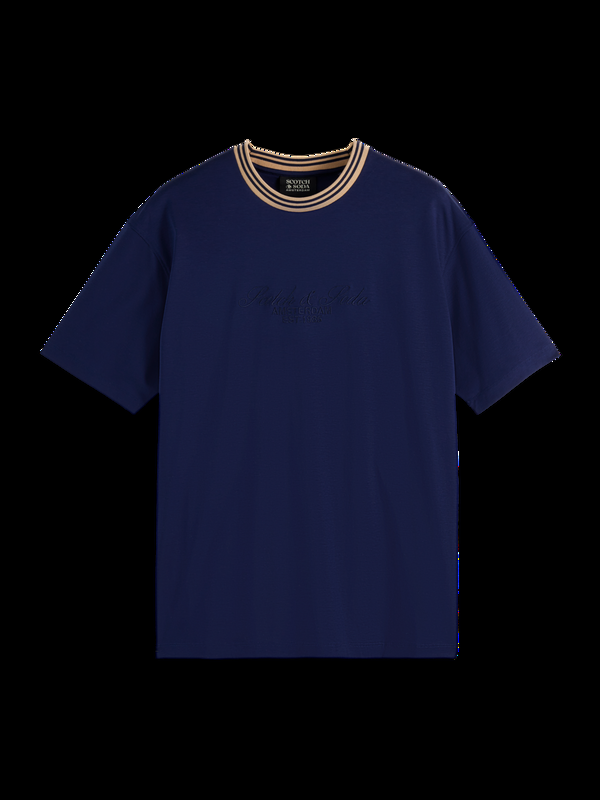 Maison Scotch Chic Varsity Relaxed Fit T-shirt