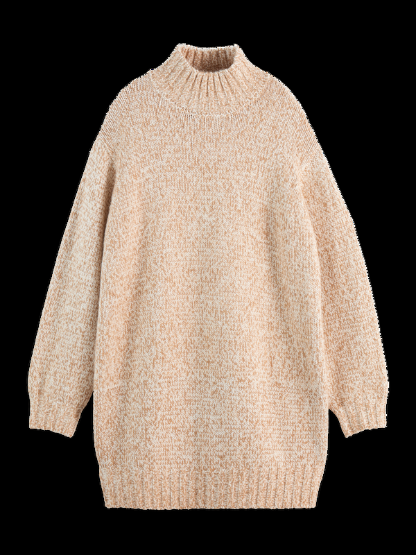 maison scotch CHUNKY KNITTED MINI DRESS