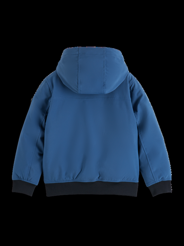 Maison Scotch CLASSIC HOODED SOFT-SHELL JACKET