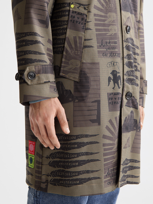 Maison Scotch Collage Car Coat