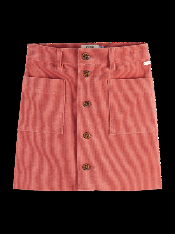 maison scotch CORDUROY SKIRT