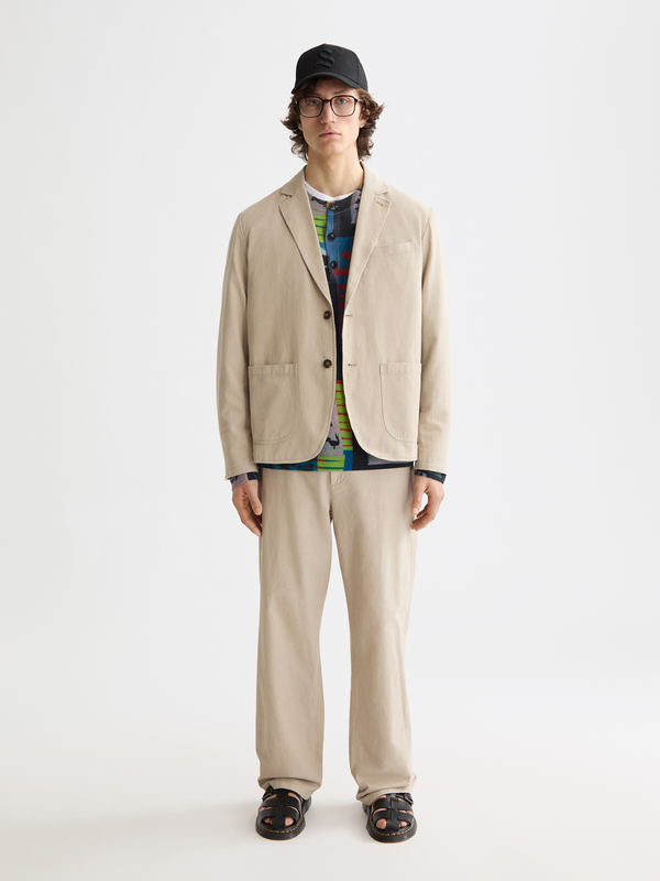 Maison Scotch Cotton Linen Twill Blazer