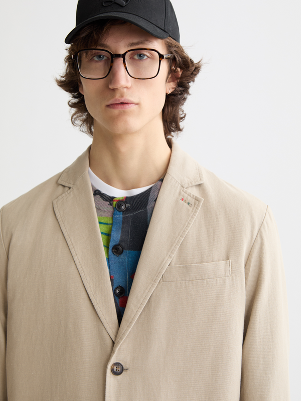 Maison Scotch Cotton Linen Twill Blazer