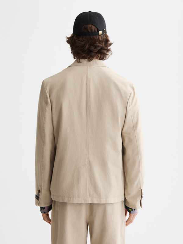 Maison Scotch Cotton Linen Twill Blazer