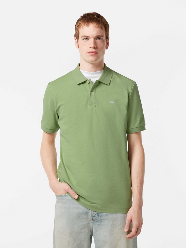 maison scotch Cotton Polo