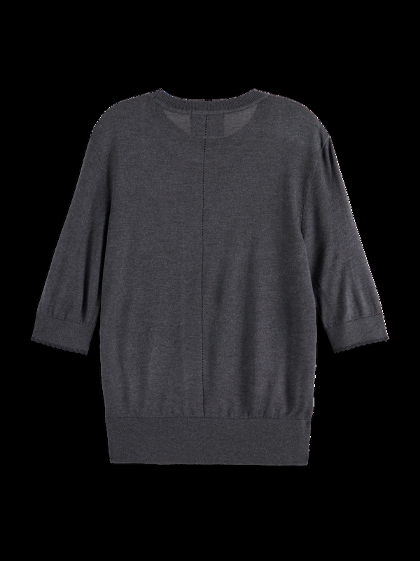 Maison Scotch CREW NECK SHORT SLEEVED PULLOVER