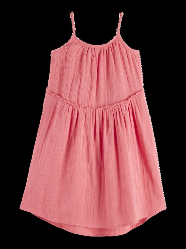 maison scotch Crinkle Cotton Dress