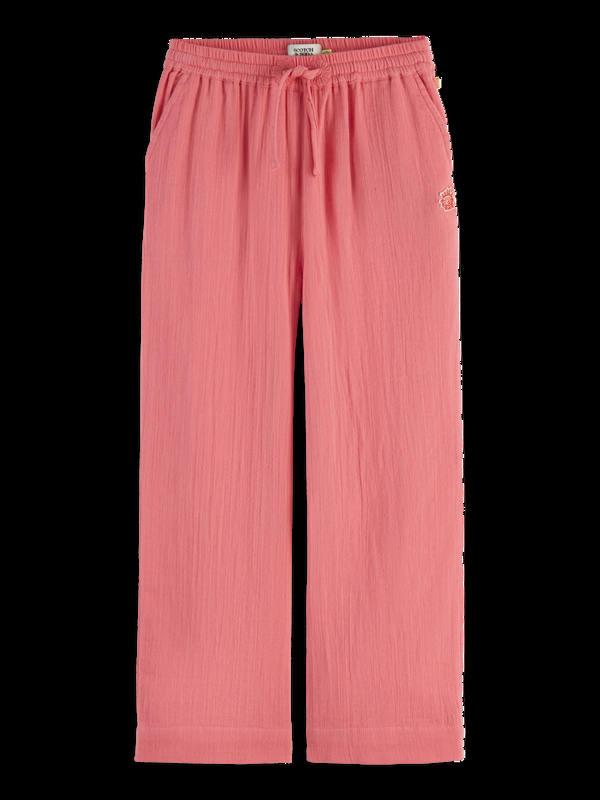 maison scotch Crinkle Cotton Pants