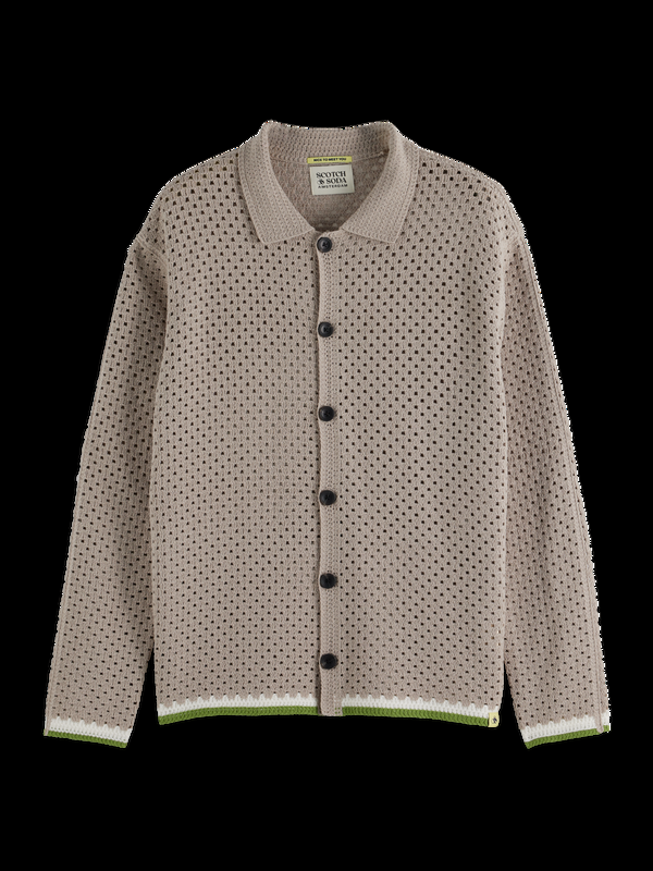 Maison Scotch Crochet Shirt