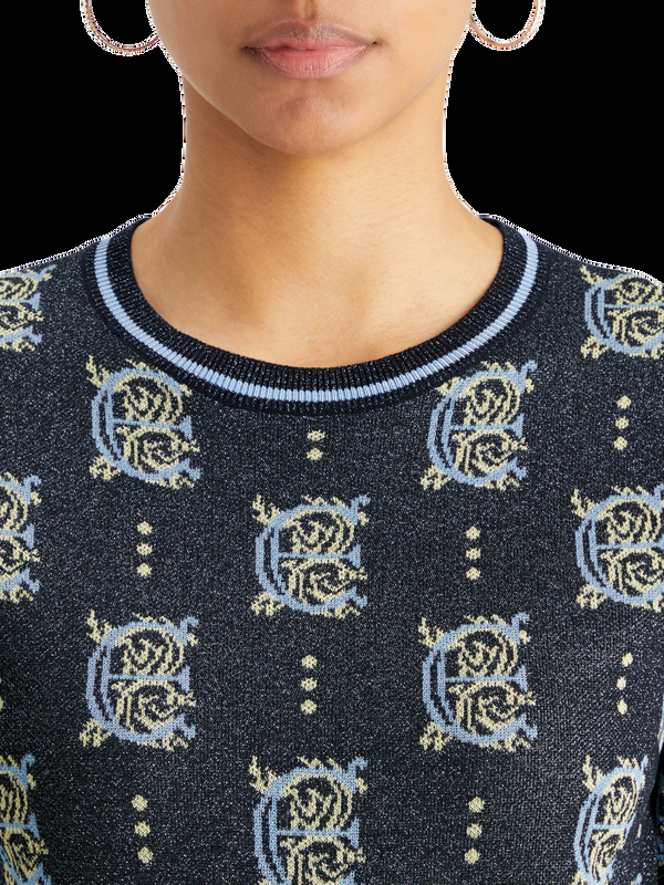 Maison Scotch Cropped Trui Van Jacquard