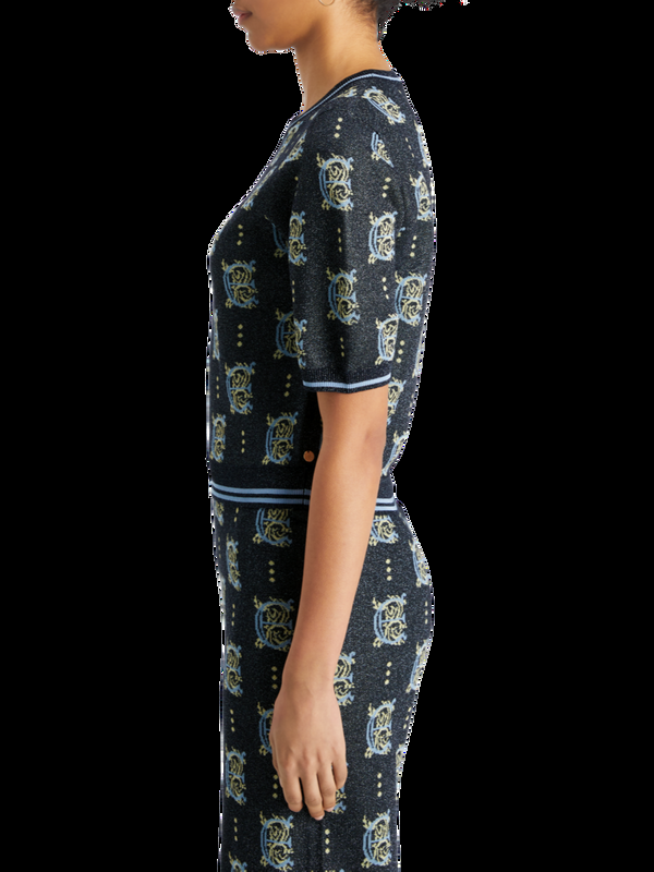 Maison Scotch Cropped Trui Van Jacquard