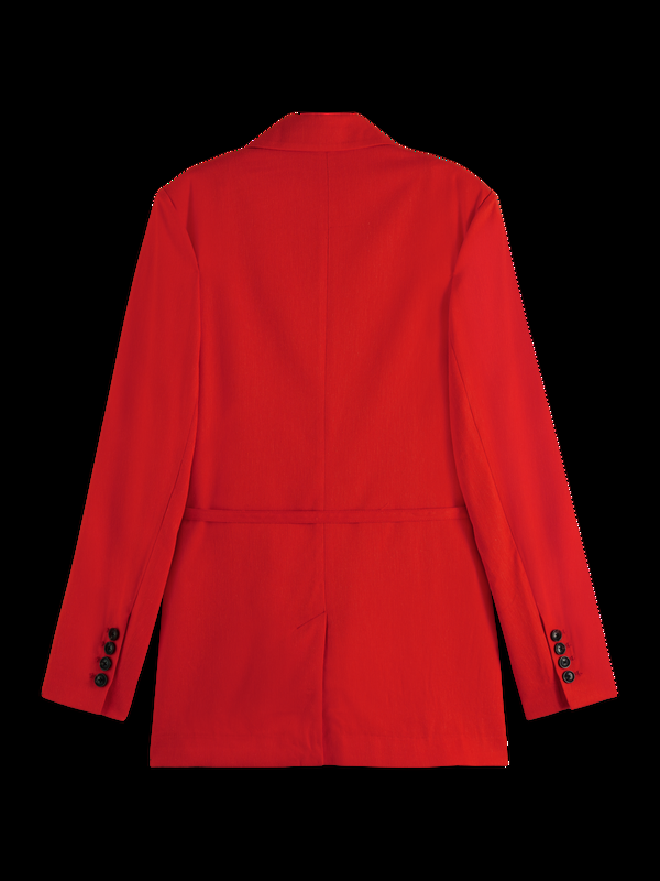 Maison Scotch DB BLAZER WITH BELT DETAIL