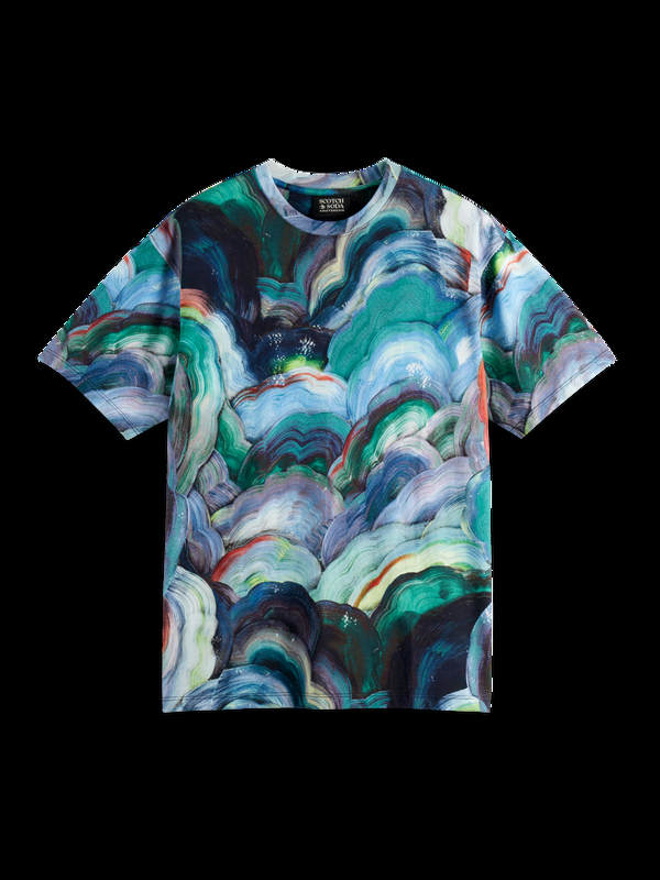 Maison Scotch Digital Printed T-shirt