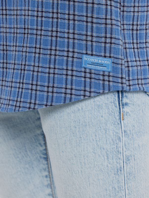 Maison Scotch Double Face Check Shirt