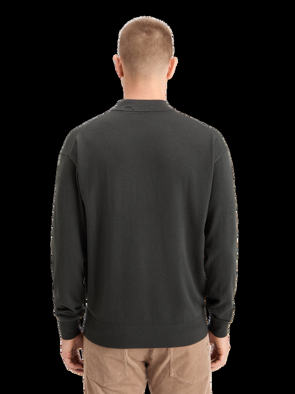 Maison Scotch DROPPED SHOULDER MOCK NECK SWEATER